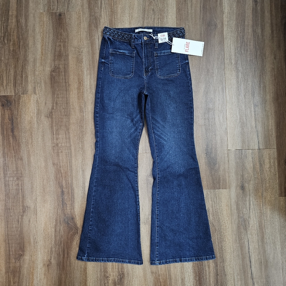 NWT Celebrity Pink Blue Flared Jeans